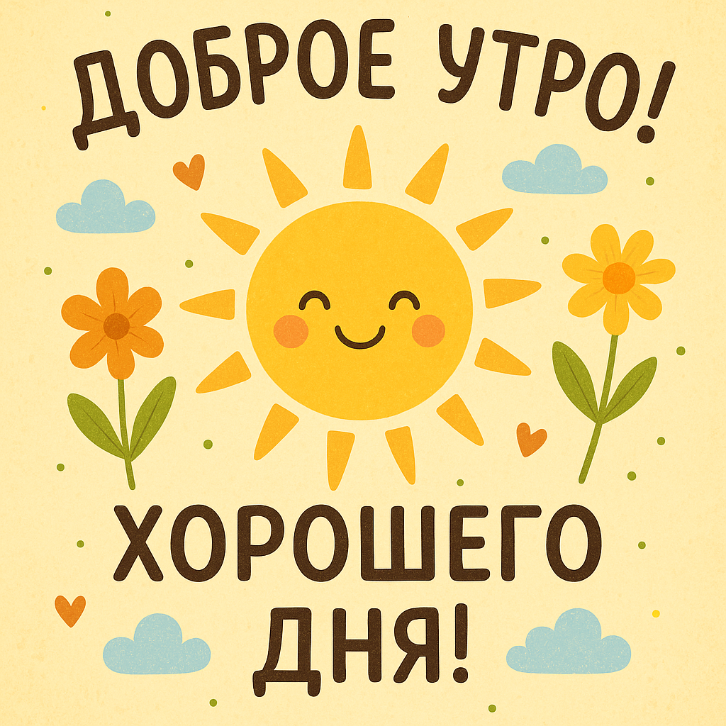 Доброе утро и классные картинки для настроения
