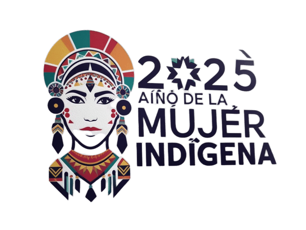 Mujer indígena enseñando técnicas de bordado a niñas, transmitiendo identidad cultural a nuevas generaciones.