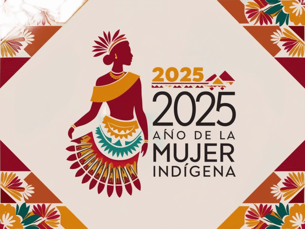 Mujer indígena en marcha por derechos